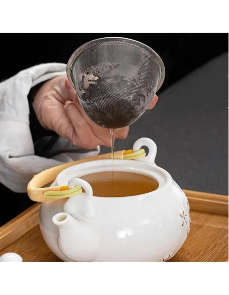 Tea kettle 7 Pcs/set Exquisite Ceramic Tea Sets Handmade Kettles Tea Cups Porcelain Teapot Chinese Teaware Drinkware Tea Ceremony Teapot (Color : D) (Color : C, Size : Onesize) (C Onesize)