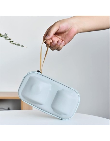 Tea Set Ceramic Portable Teapot Outdoor Travel Gaiwan Kettle Office Teacups TeaSet Dinkware Office