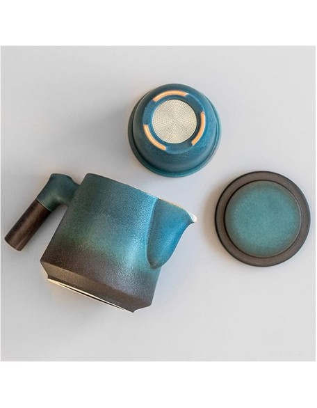 Tea Pot Sets Ceramic Tea Sets Classic Kungfu Tea Sets Portable Travel Tea Set with Teapot Teacups and Travel Bag Suitable