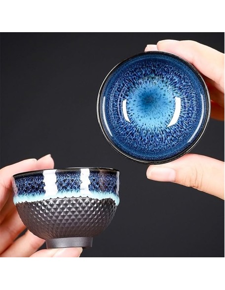 Tea Set Afternoon Tea Set Tea Set Chinese Tea Set Kiln Transformation Jianzhan Tea Set Household Ceramic Kung Fu Tea Set