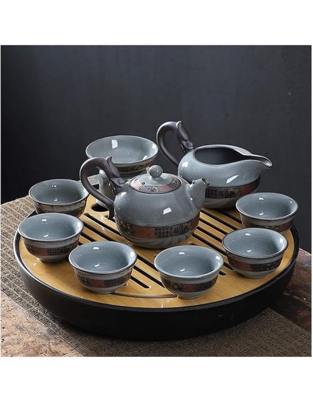 Tea Set Tea Set Kung Fu Tea Set Set China Travel Kung Fu Tea Set Ceramic Portable Tea Cup Porcelain Covered Bowl Tea Cup Tea Ceremony