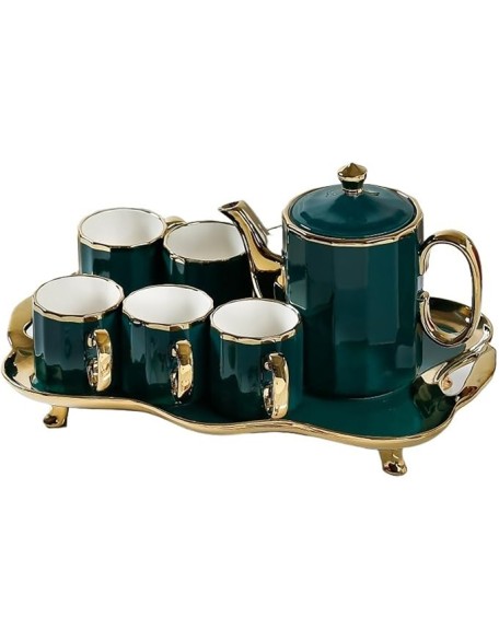 Tea Sets Ceramic Water Set Cup Set for Home Living Room teapot Tea Cup Gift Box Tea Set for Any Occasion Teapot Set