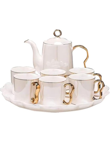 Tea Set Tea Set Tea Set Tea Cup Set European Tea Set Home Ceramic Nordic Water Teapot