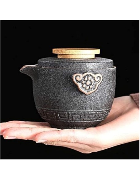 Tea Set, Tea Set Teapot Teacups Chinese Tea Travel Tea Set Kung Fu TeaSet Ceramic Portable Teapot Porcelain Teaset Gaiwan Tea Cups of Tea Ceremony Teapot Set (Style C b) (Style D b)