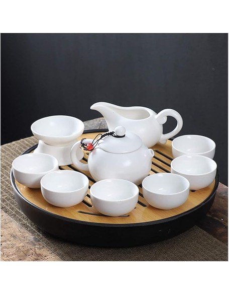Tea Set, Tea Set Kung Fu Tea Set Set China Travel Kung Fu Tea Set Ceramic Portable Tea Cup Porcelain Covered Bowl Tea Cup Tea Ceremony
