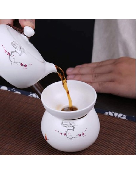 Universal Tea Set teapot Coffee Pot Tea Set Home Office Simple Tea Set Ceramic teapot Teacup Set Gift Box