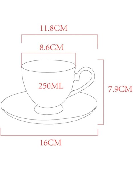 European Creative Coffee Cup Coffee Cup Set Tea Set Bone Porcelain Chinese Ceramic Tea Coffee