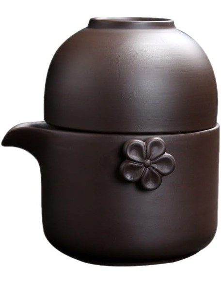 Portable Travel Tea Set Outdoors Ceramic Tea Cup Suit Drinking Set Chinese Kung Fu Tea Set